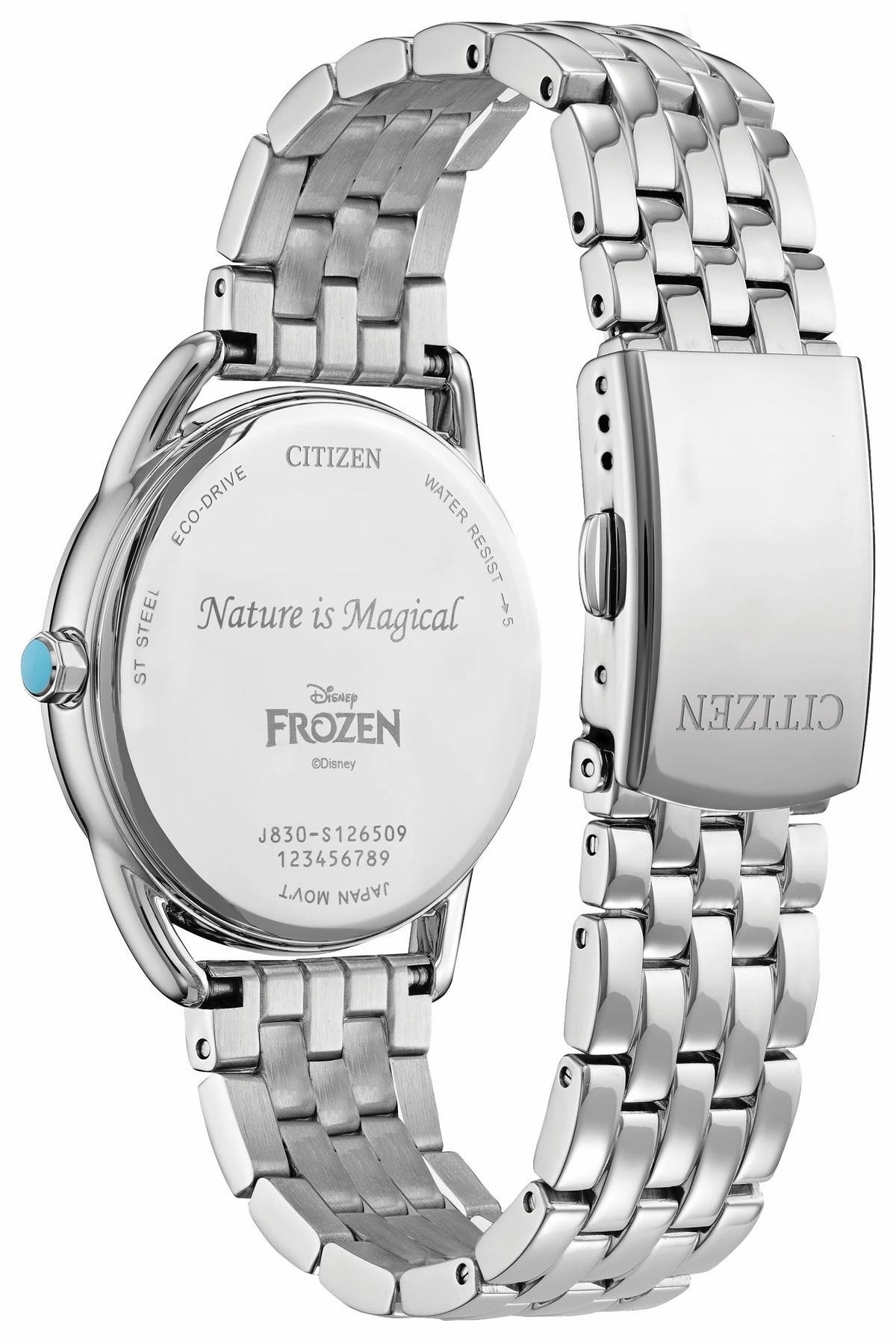 Frozen Blue Dial Stainless Steel Bracelet FE7091-61W