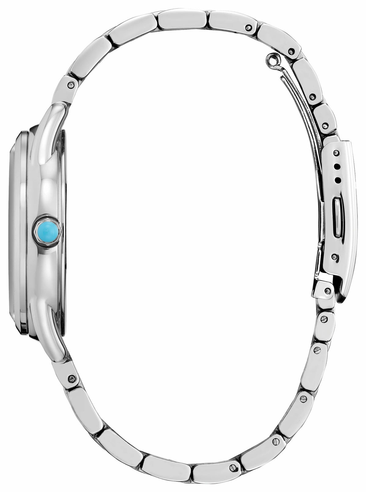Frozen Blue Dial Stainless Steel Bracelet FE7091-61W