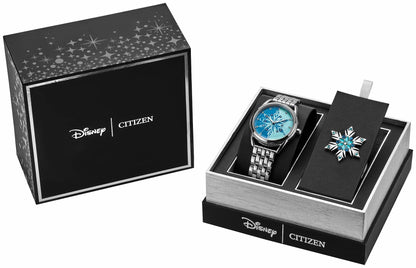 Frozen Blue Dial Stainless Steel Bracelet FE7091-61W