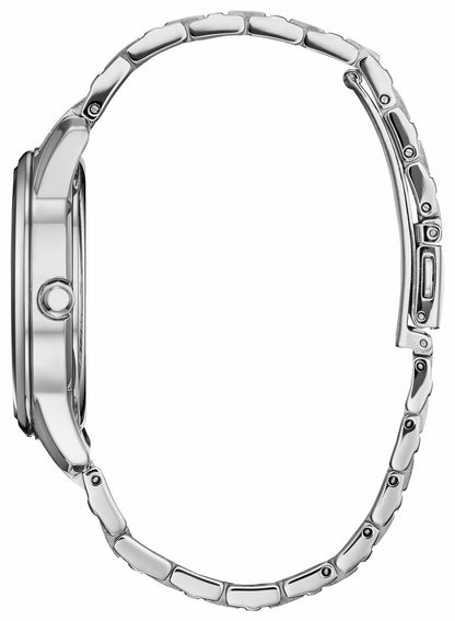 Dancing Minnie Blue Dial Stainless Steel Bracelet FE6106-52W