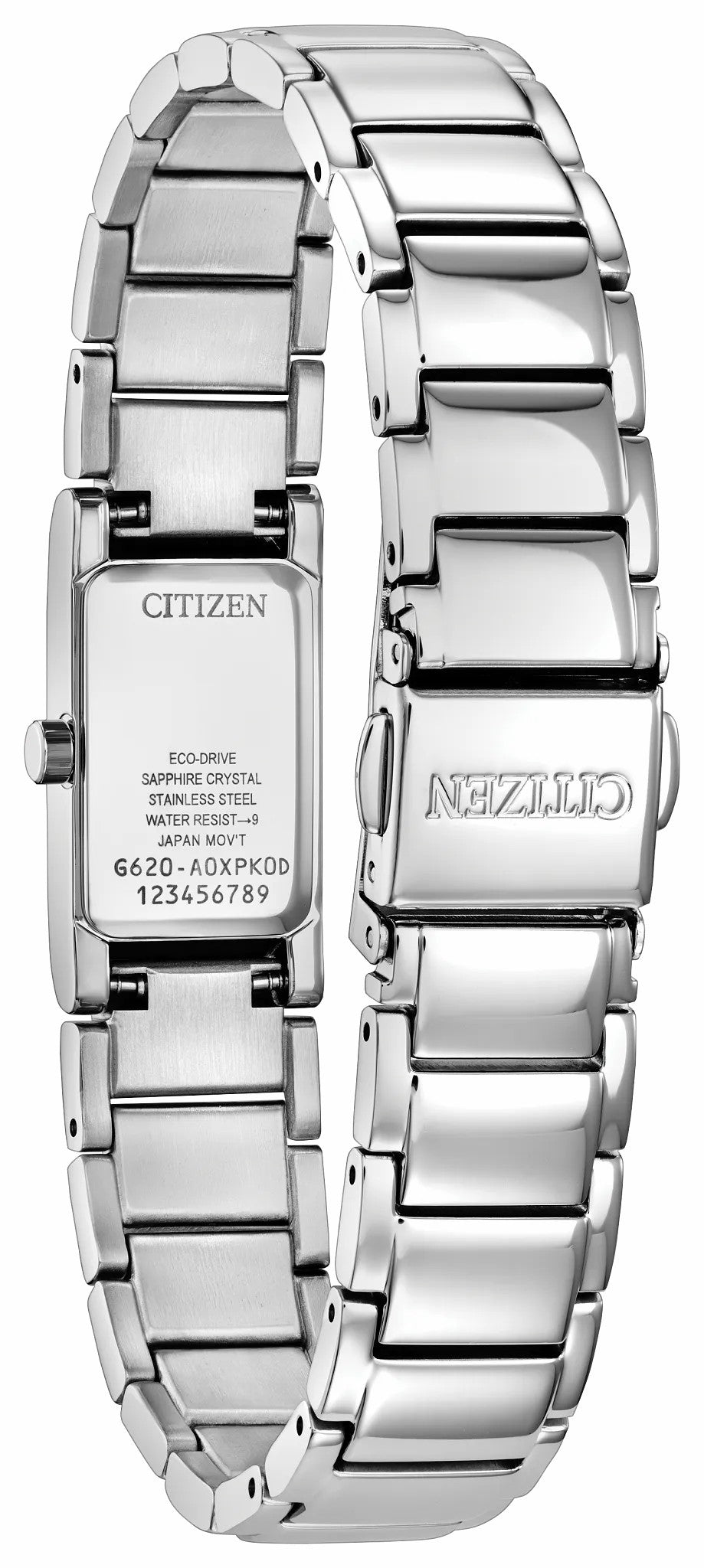 Axiom Silver-Tone Dial Stainless Steel Bracelet EG7051-51A