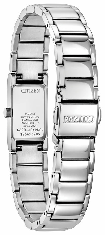 Axiom Silver-Tone Dial Stainless Steel Bracelet EG7051-51A