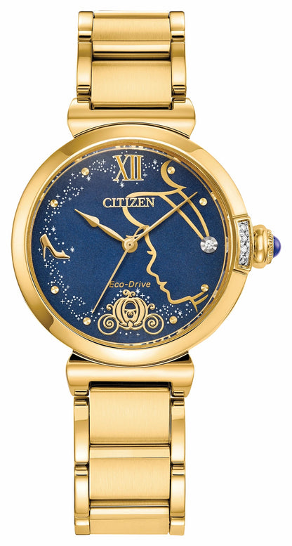 Citizen L Cinderella 75th Anniversary Blue Dial Stainless Steel Bracelet EM1068-69W