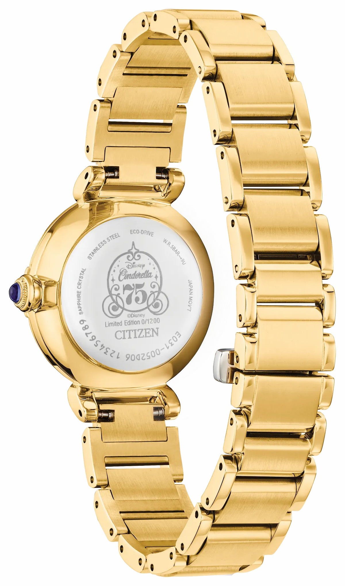 Citizen L Cinderella 75th Anniversary Blue Dial Stainless Steel Bracelet EM1068-69W