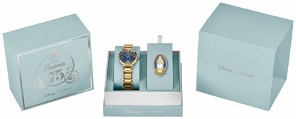 Citizen L Cinderella 75th Anniversary Blue Dial Stainless Steel Bracelet EM1068-69W