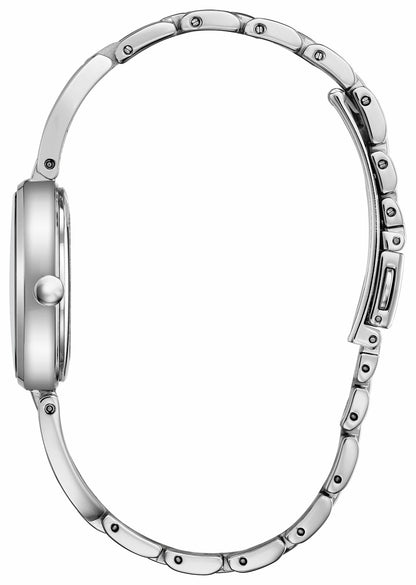 Axiom - Ladies Eco-Drive EM0630-51D Steel Pearl Dial Watch