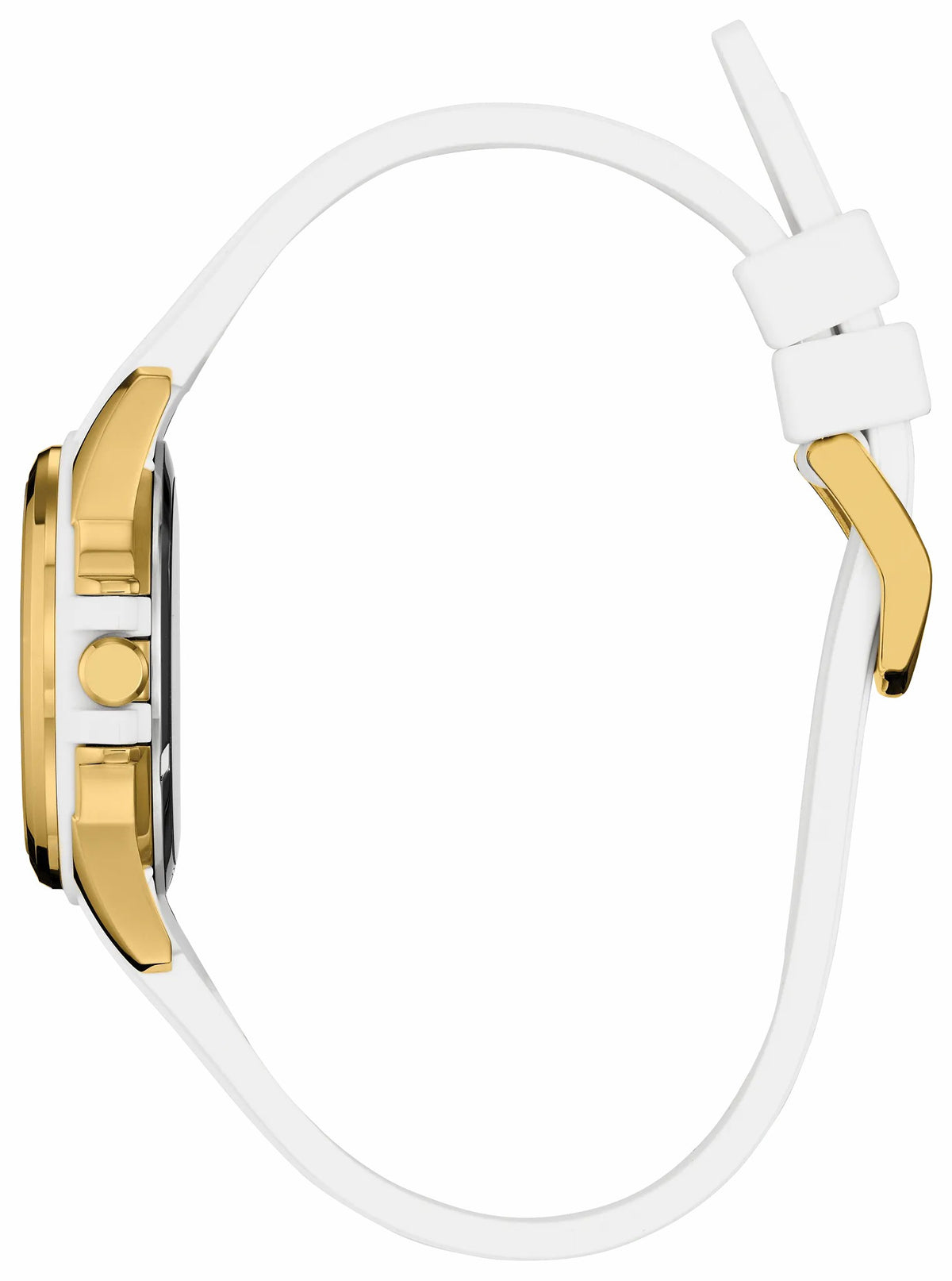 Veya Silver-Tone Dial Silicone Strap FE1262-03A