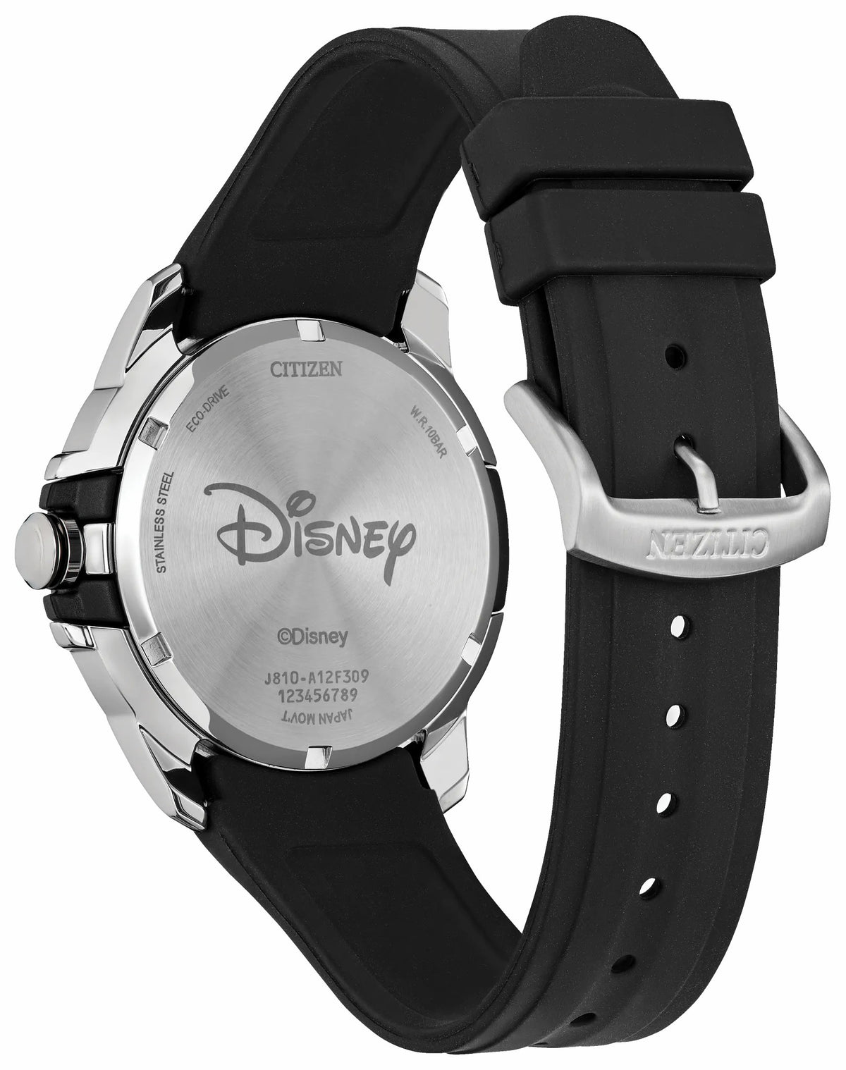Mickey Mouse Goalie Green Dial Silicone Strap AW1656-08W