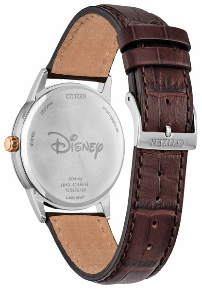 Steamboat Willie 1928 Silver-Tone Dial Leather Strap AW1788-07W