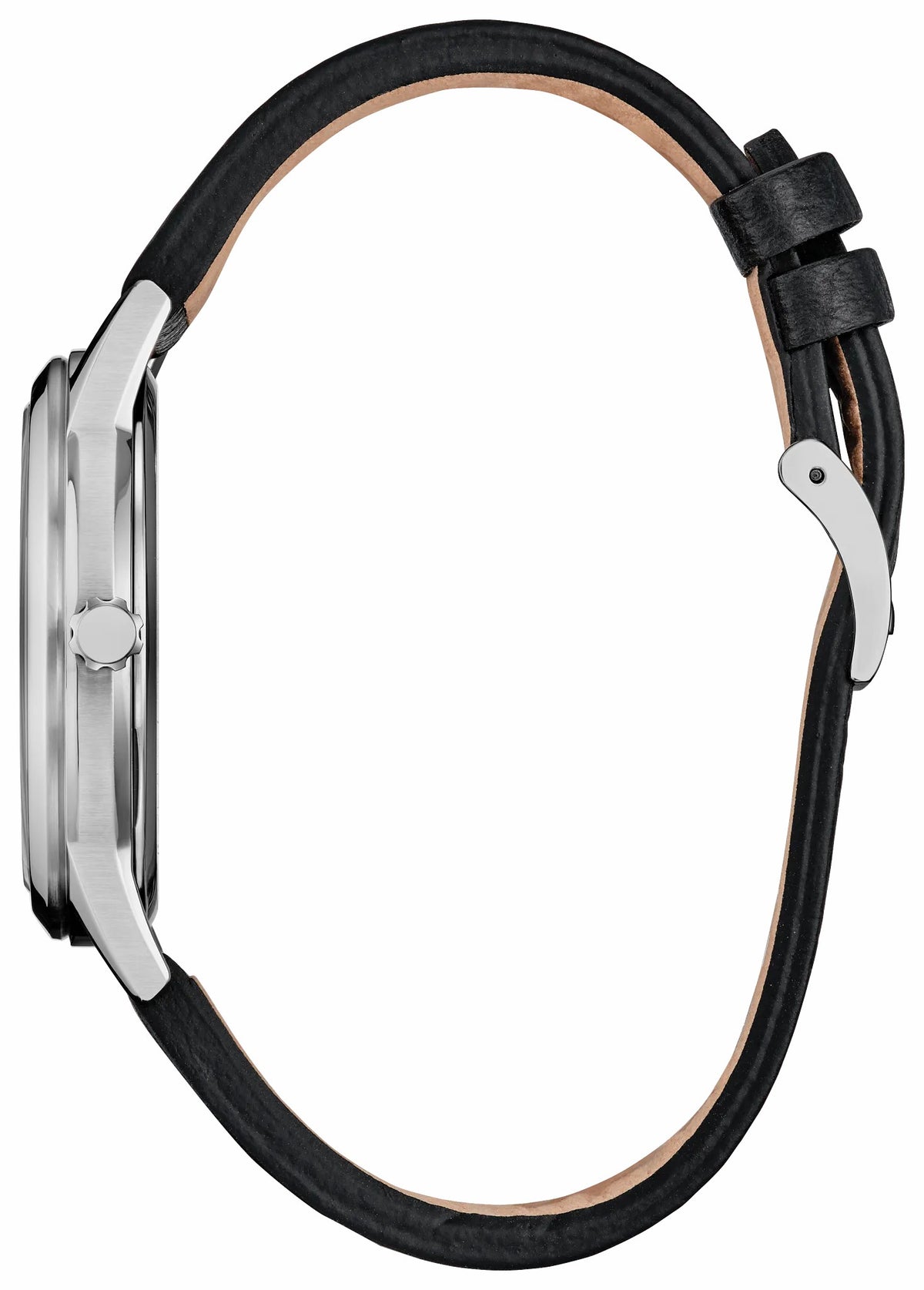Sensational Six Road Trip Silver-Tone Dial Leather Strap FE7110-09W