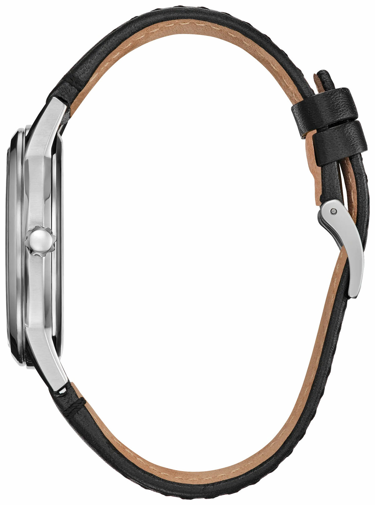 Mickey Mouse & Pluto Take NYC Black Dial Leather Strap AW1860-01W