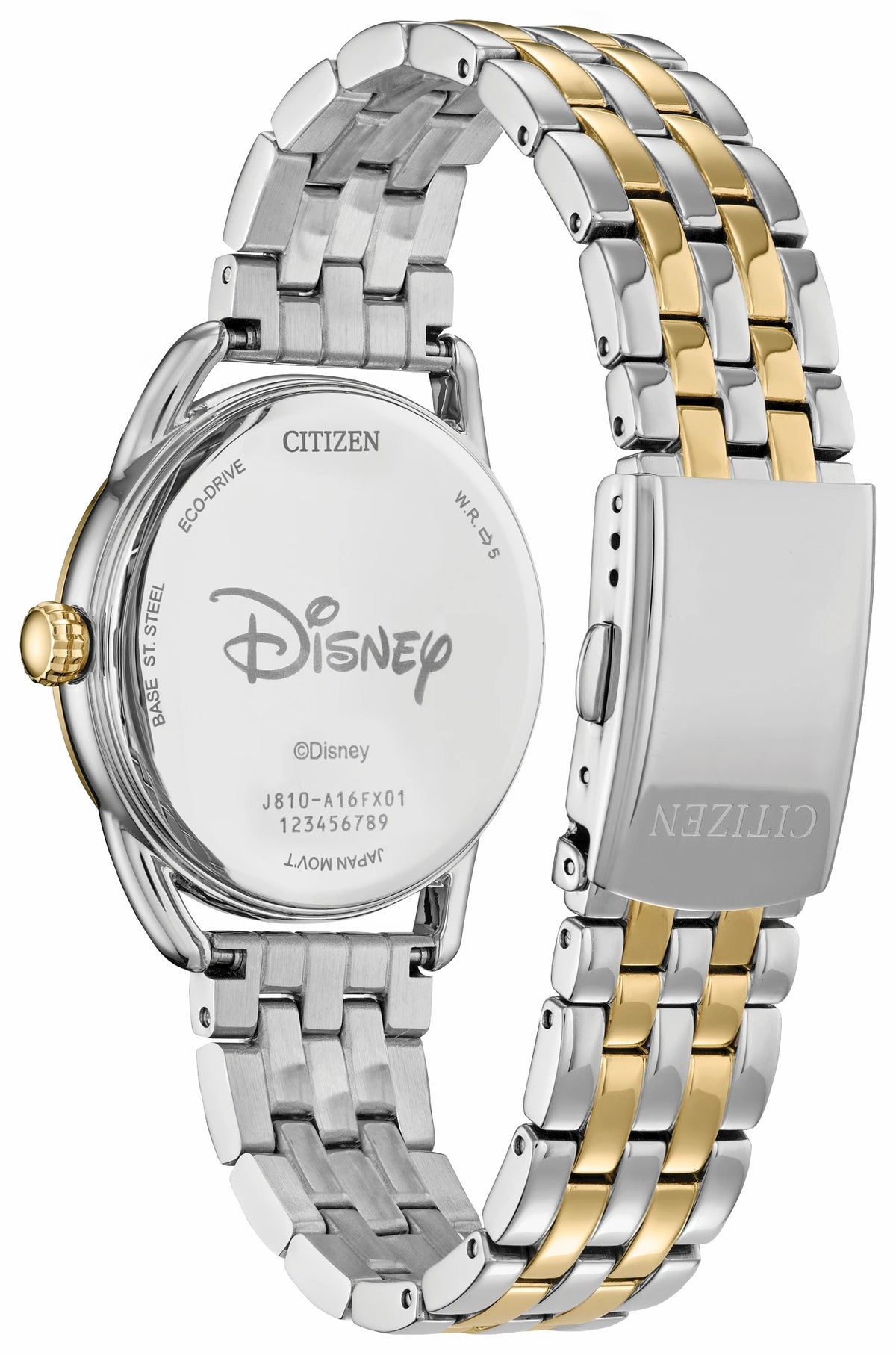 Empowered Minnie Mouse White Dial Stainless Steel Bracelet FE6084-70W