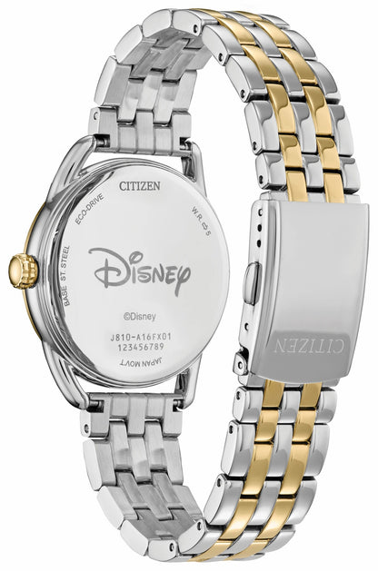 Empowered Minnie Mouse White Dial Stainless Steel Bracelet FE6084-70W
