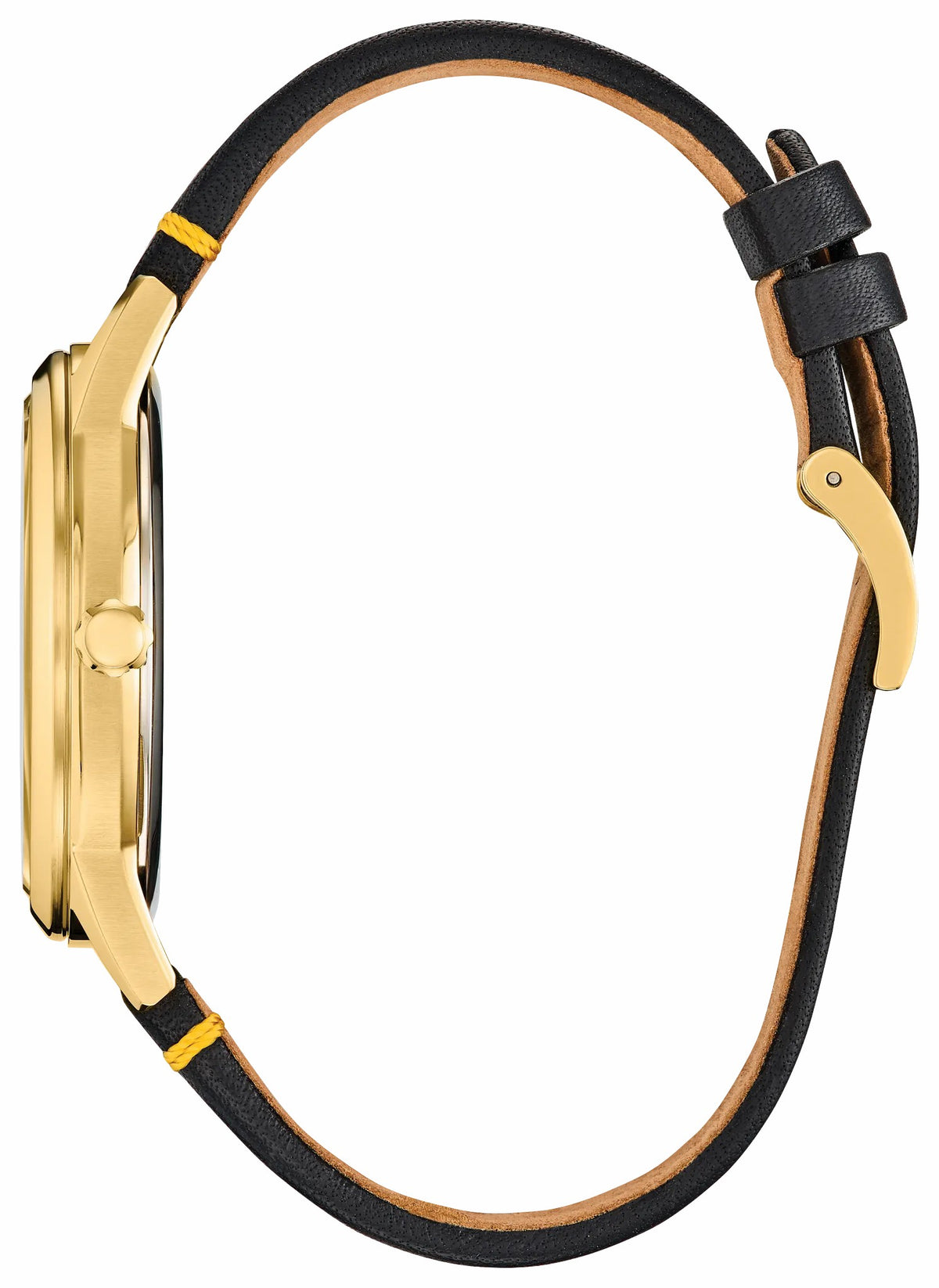 Donald Duck Seeing Stars Black Dial Leather Strap AW1789-04W