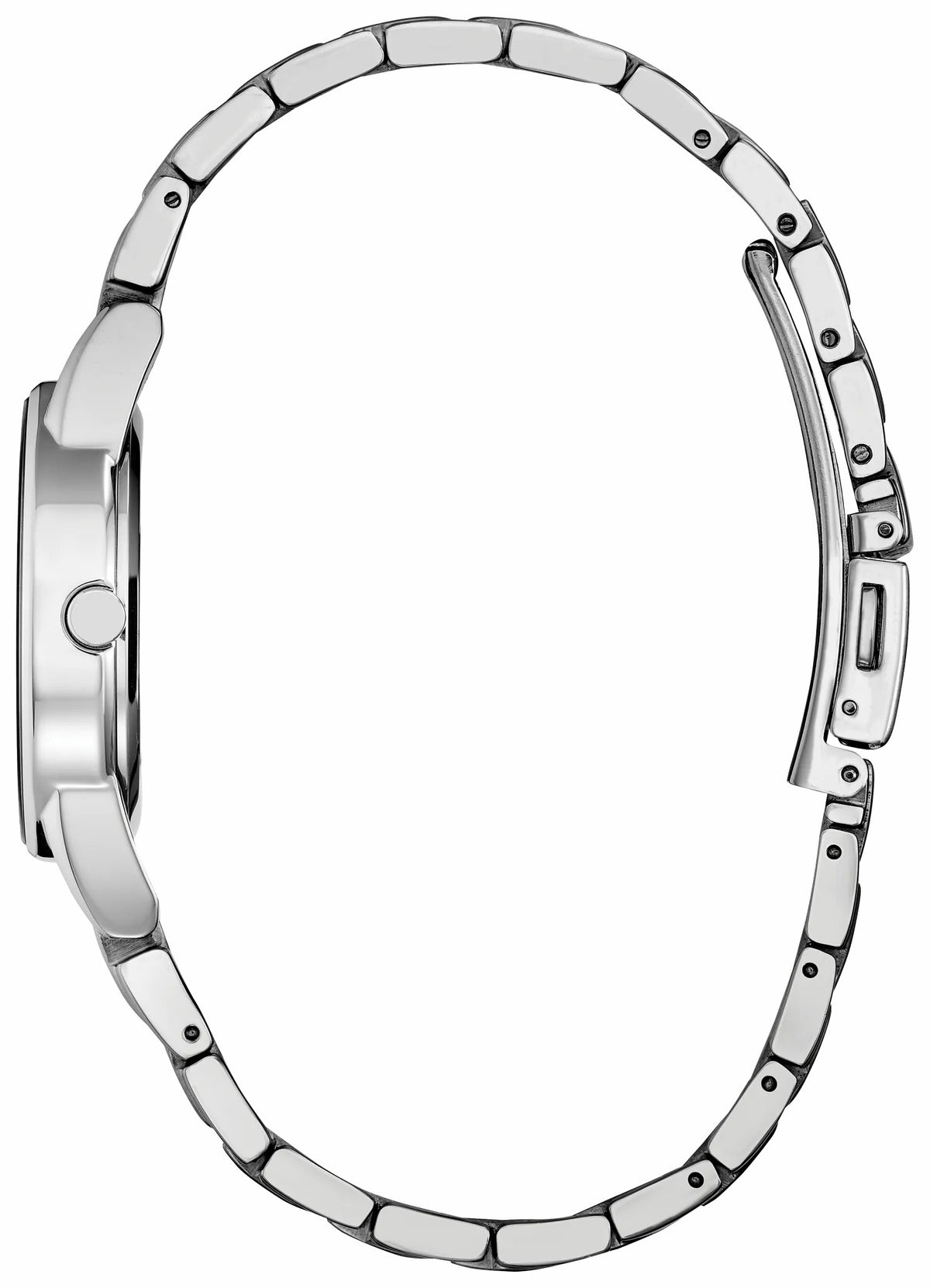 Minnie Mouse Black Dial Stainless Steel Bracelet GA1071-51W