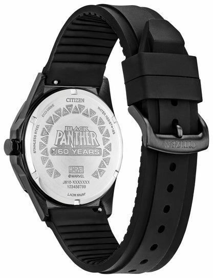 Black Panther 60th Anniversary Black Dial Silicone Strap AW1858-03W