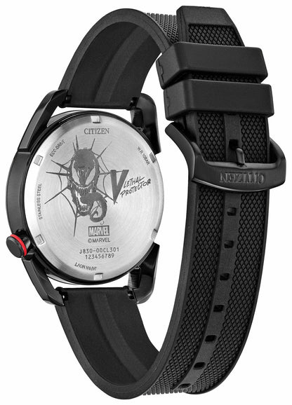 Venom "Lethal Protector" Black Dial Polyurethane Strap AW2065-41W