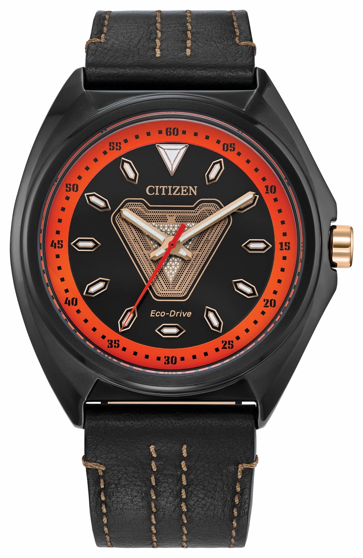 Tony Stark '63 Black Dial Leather Strap AW2075-05W