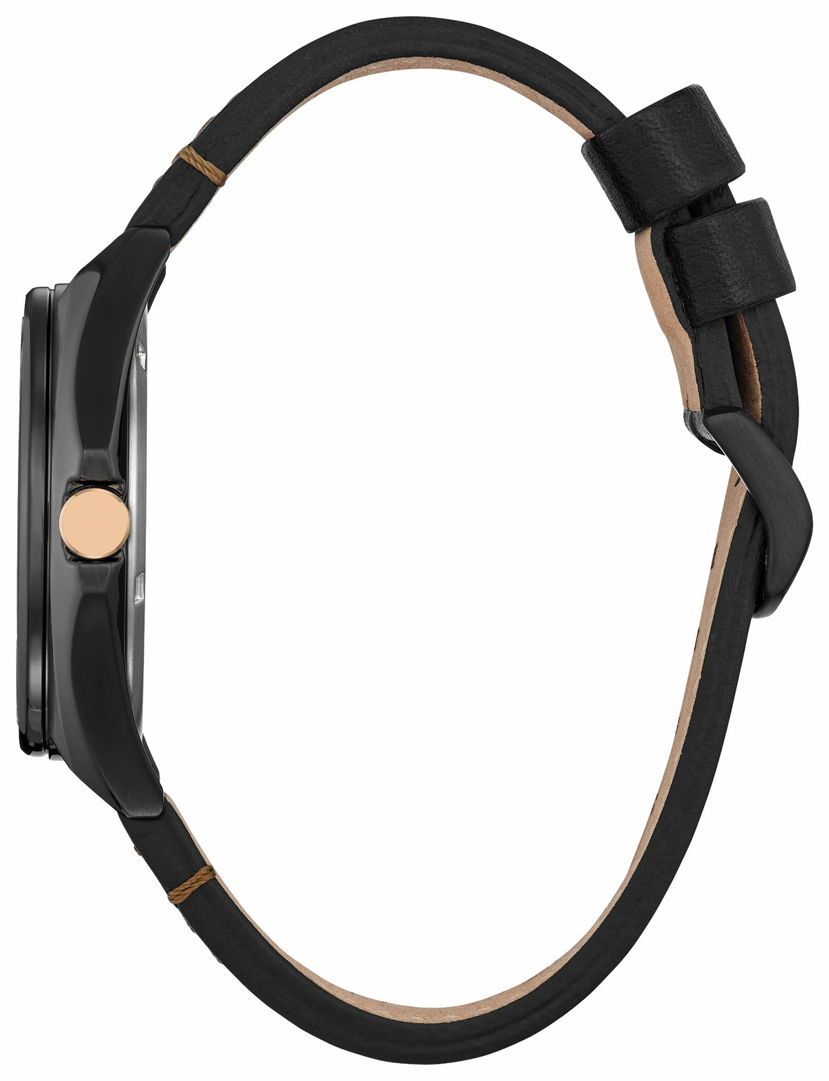 Tony Stark '63 Black Dial Leather Strap AW2075-05W