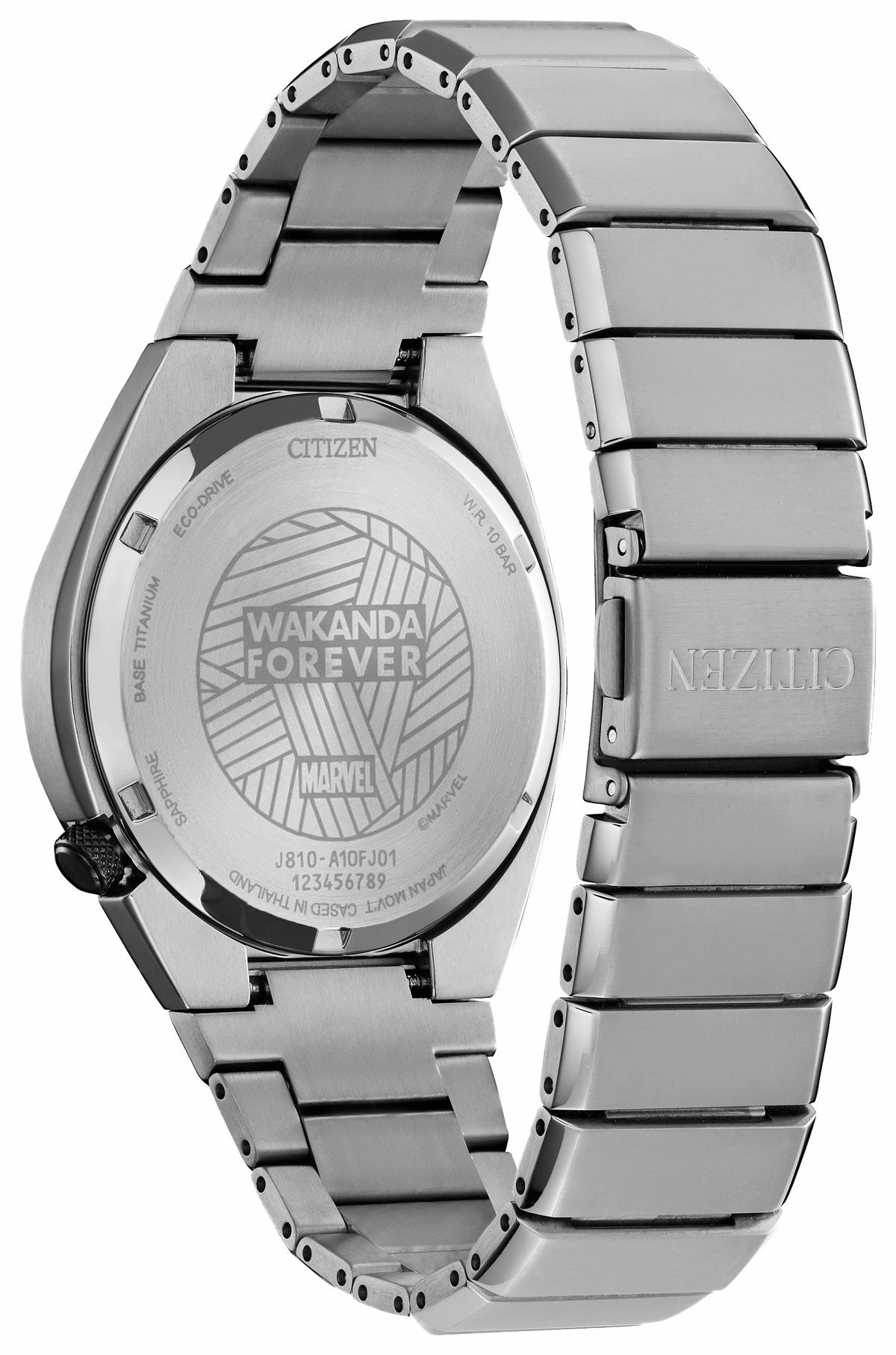 Black Panther Black Dial Super Titanium Bracelet AW1668-50W
