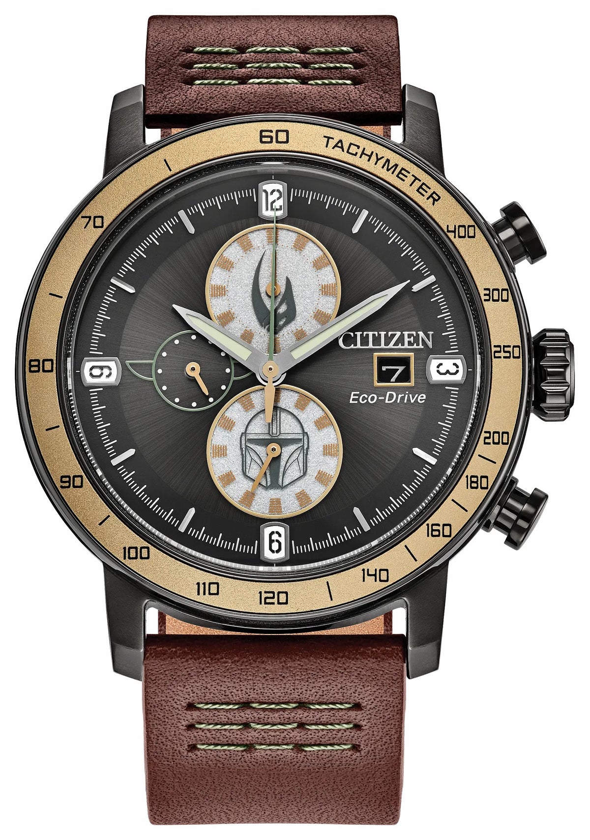 Mandalorian Gray Dial Leather Strap CA0857-09W