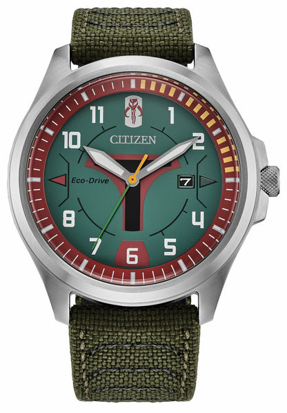 Boba Fett Green Dial Nylon Strap AW1418-06W