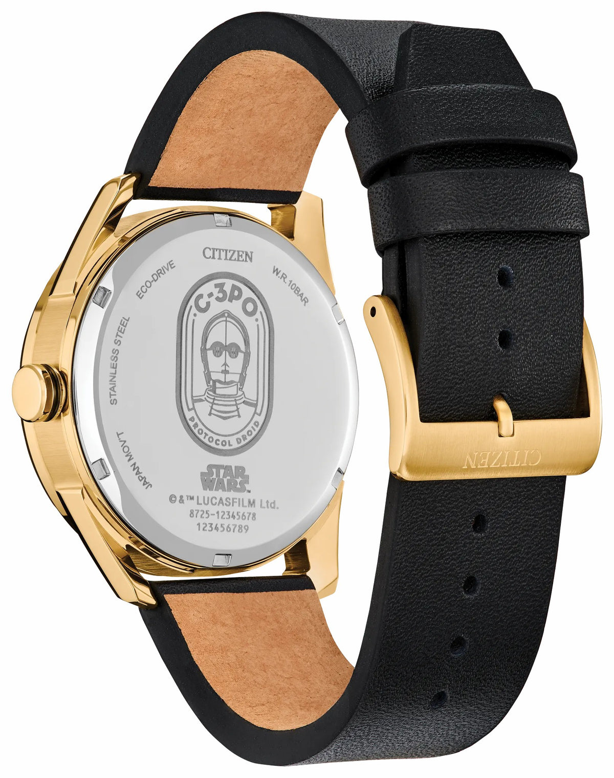 C-3PO Rewired Multiple Dial Leather Strap BU4026-05W