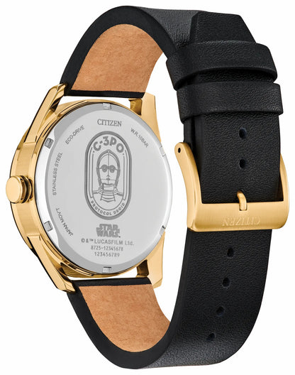 C-3PO Rewired Multiple Dial Leather Strap BU4026-05W