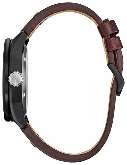 X-Wing and TIE Fighter Black Dial Leather Strap AW1738-05W