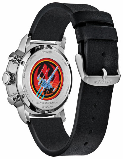 Rebel Starfighter Black Dial Leather Strap CA0870-43W