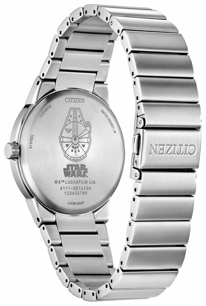 Millennium Falcon Hyperdrive Black Dial Stainless Steel Bracelet BM7581-59W