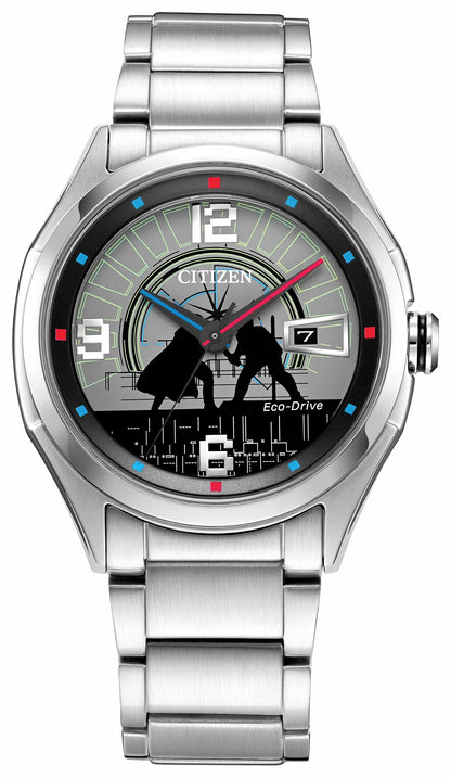 Duel Black Dial Stainless Steel Bracelet AW1140-51W