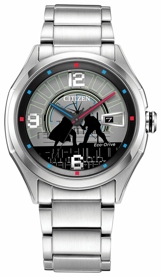 Duel Black Dial Stainless Steel Bracelet AW1140-51W