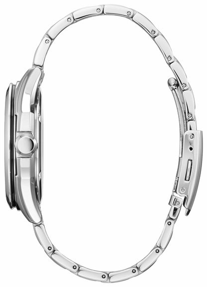 Duel Black Dial Stainless Steel Bracelet AW1140-51W