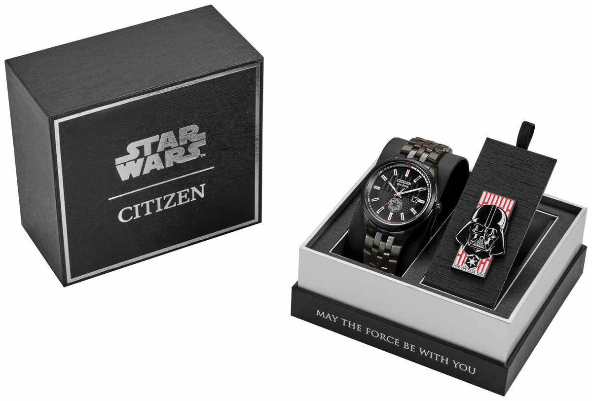 Darth Vader Returns Black Dial Stainless Steel Bracelet BM7255-61W