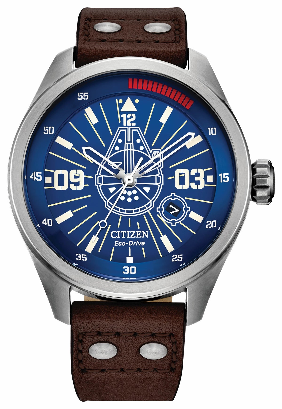 Han Solo Blue Dial Leather Strap AW5009-03W