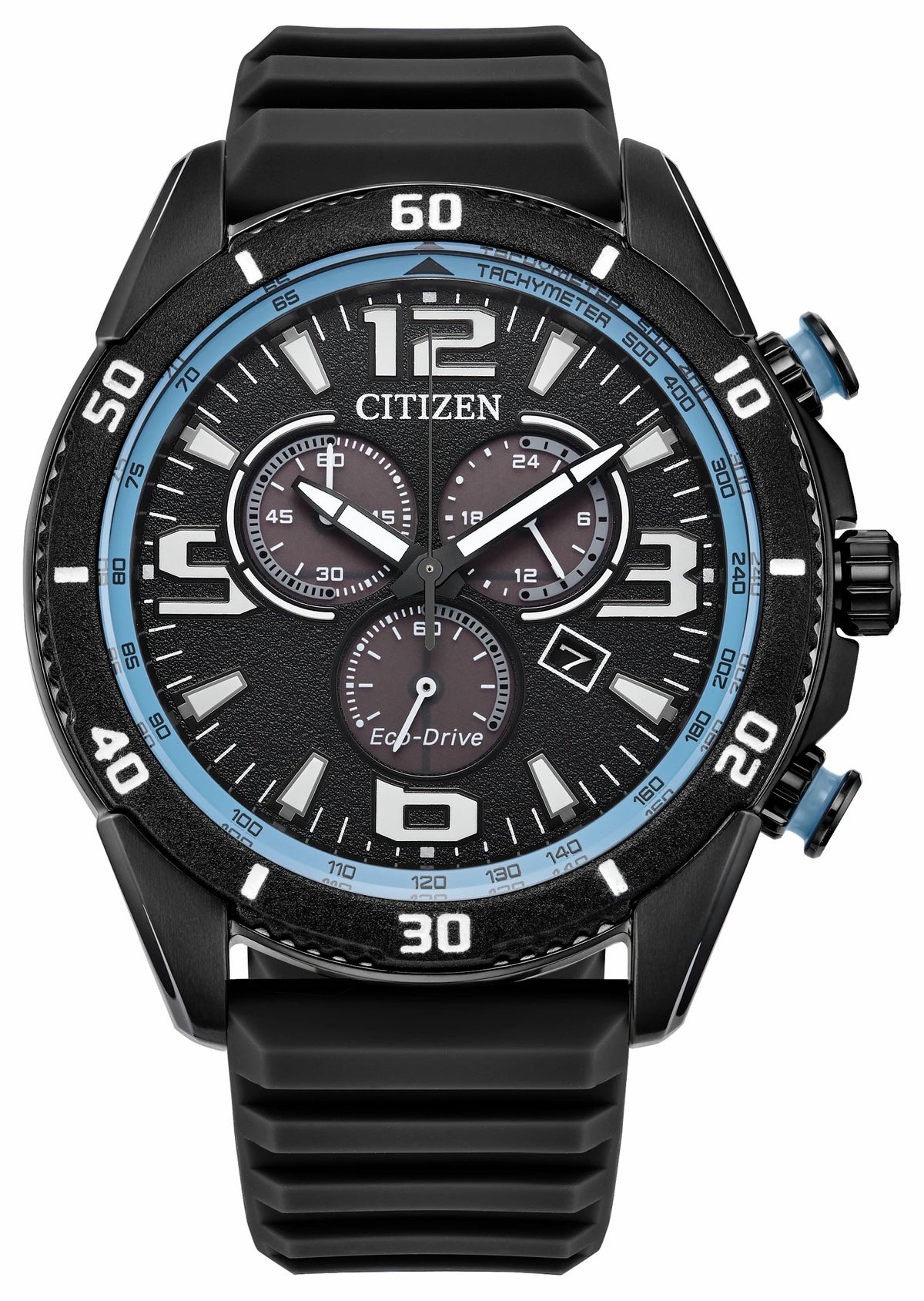Brycen Black Dial Silicone Strap AT2587-02E