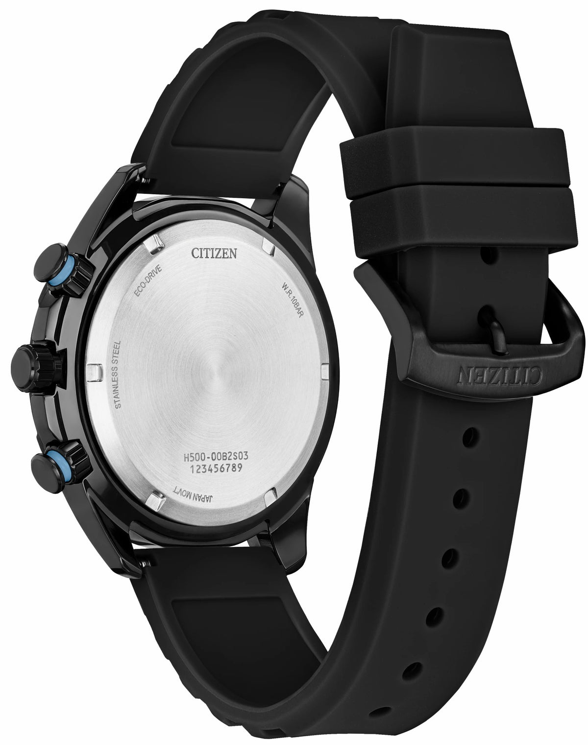 Brycen Black Dial Silicone Strap AT2587-02E