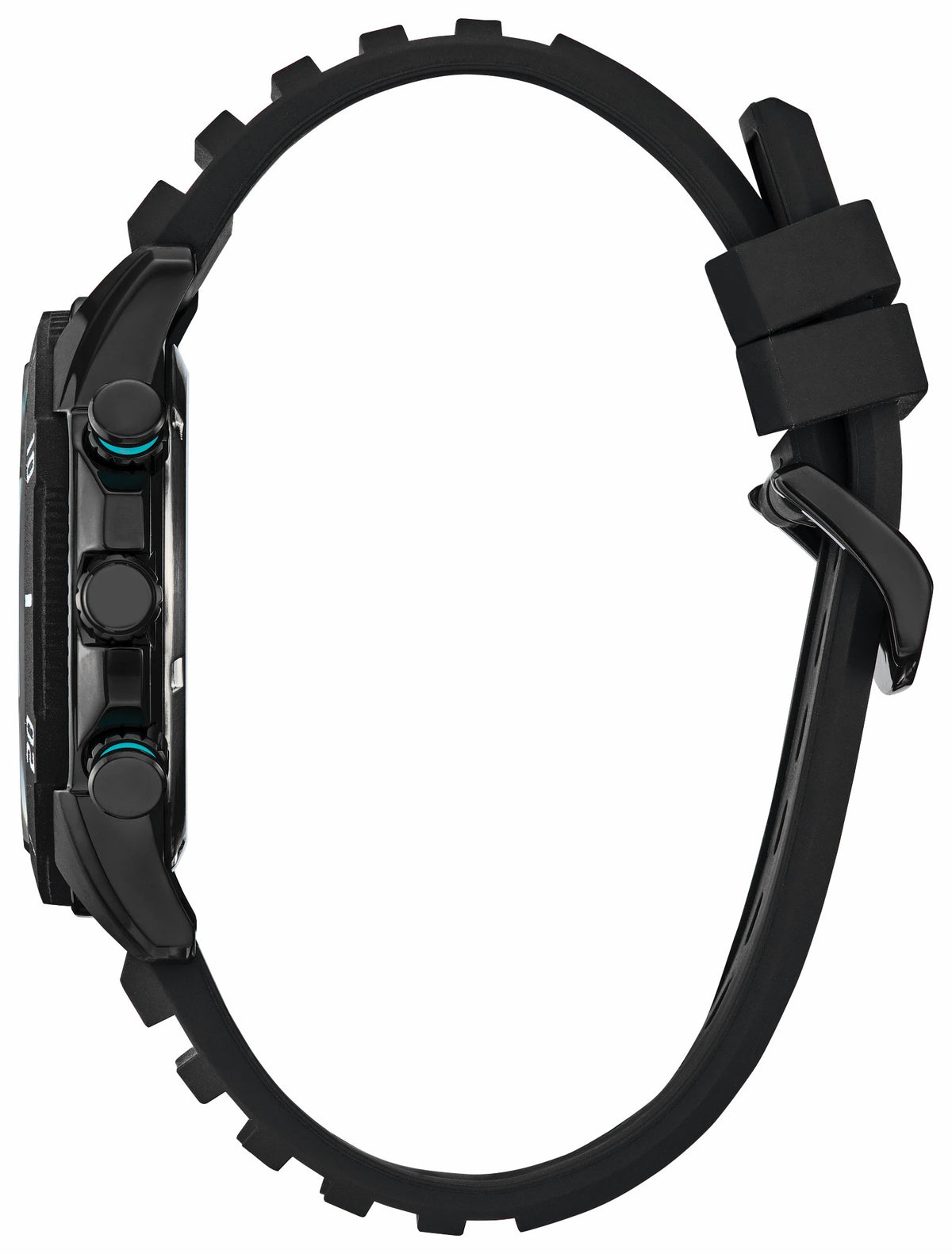 Brycen Black Dial Silicone Strap AT2587-02E