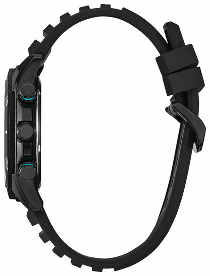 Brycen Black Dial Silicone Strap AT2587-02E