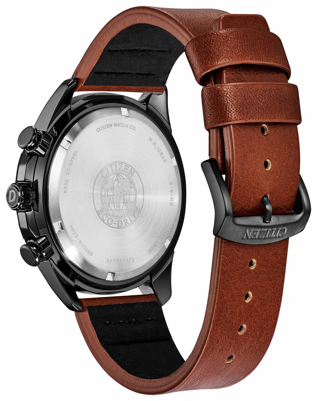 Citizen AR Eco-Drive Black Stainless Steel Watch