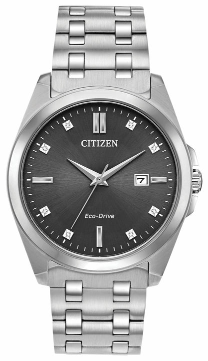Citizen Corso Eco-Drive Gray Dial Stainless Steel Watch