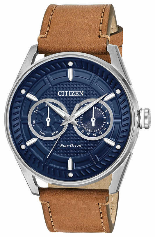 CTO - Men's Eco-Drive BU4020-01L Leather Strap Watch