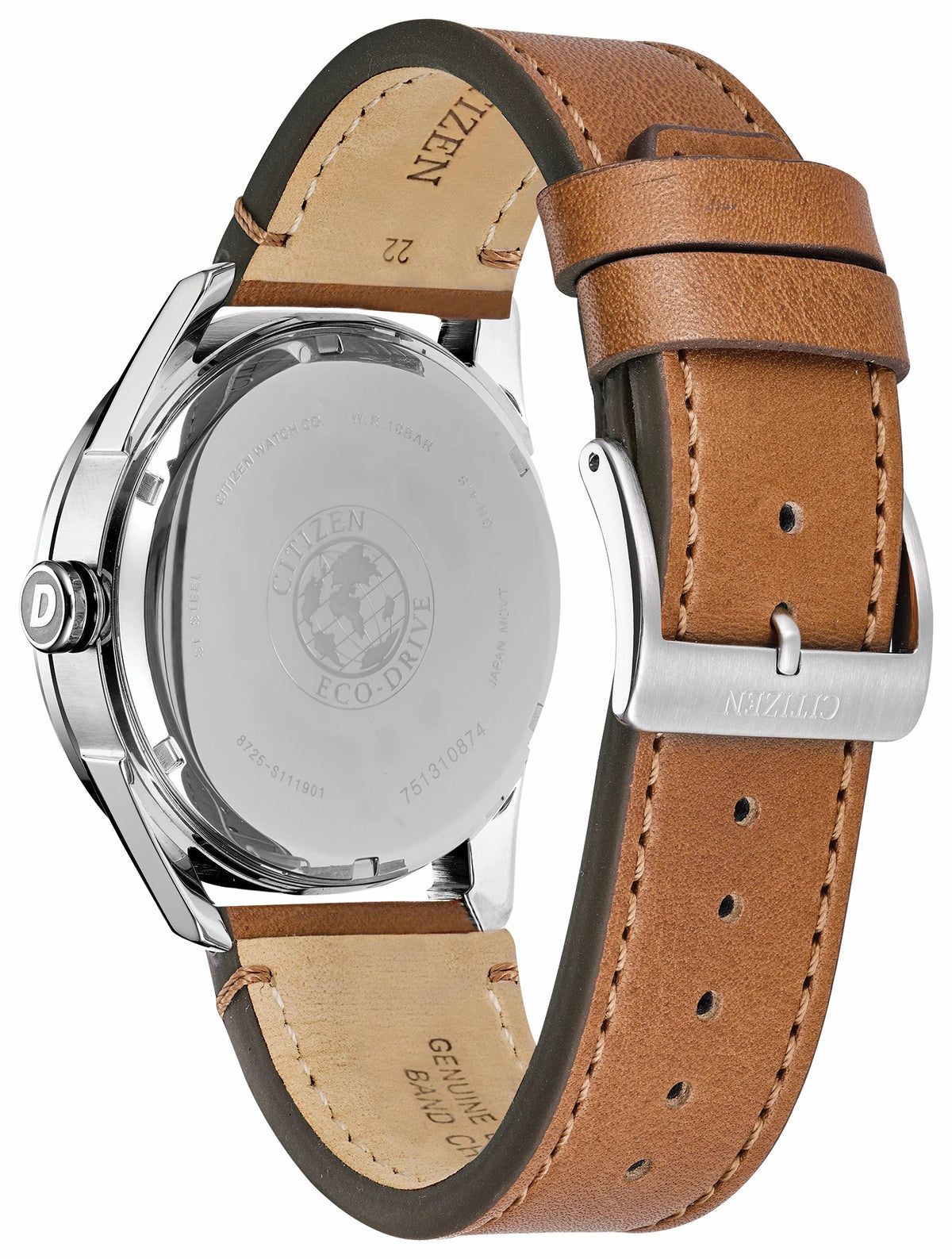 CTO - Men's Eco-Drive BU4020-01L Leather Strap Watch